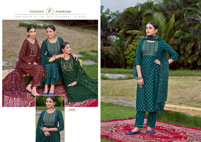 Kalaroop Zarina New Exclusive Wear Fancy Designer Ready Made Suit Collection